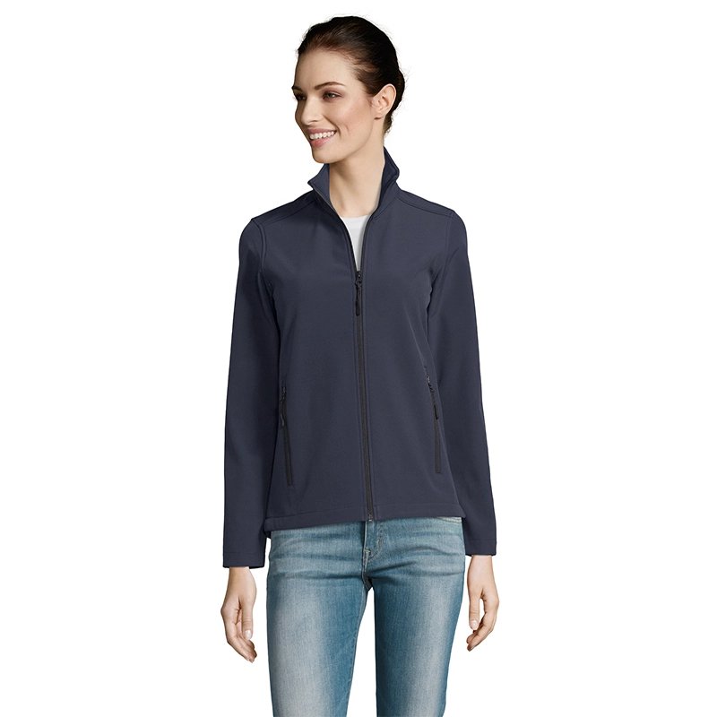 Chaqueta Softshell Race Mujer, Color Azul, Talla M
