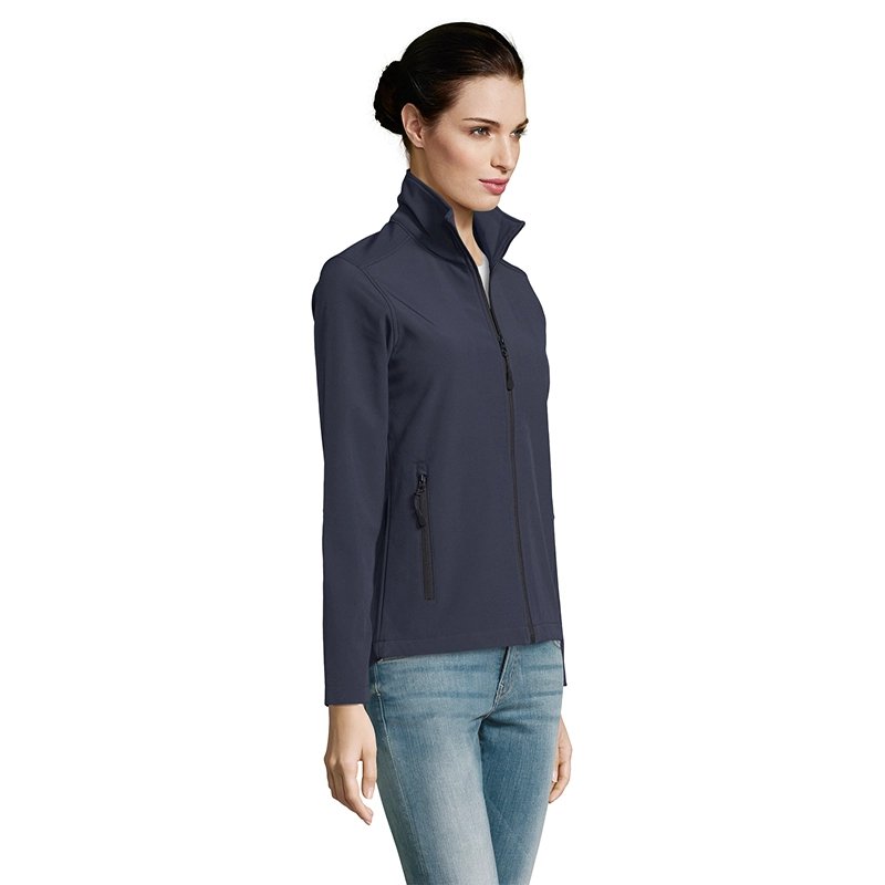 Chaqueta Softshell Race Mujer, Color Azul, Talla M, vista 3 de 4