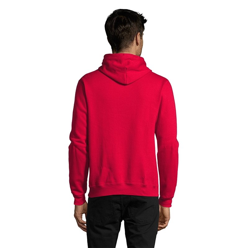 Polerón Canguro Snake, Color Rojo, Talla XS, vista 2 de 4