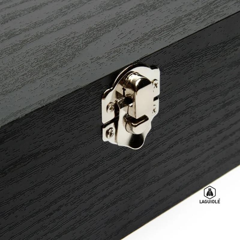 Set de 16 cubiertos Laguiole con logo corporativo personalizado - Regalos Día del Trabajador 2026 - Venta Mayorista de Accesorio