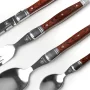 Set de 16 cubiertos Laguiole con logo corporativo personalizado - Regalos Día del Trabajador 2026 - Venta Mayorista de Accesorio