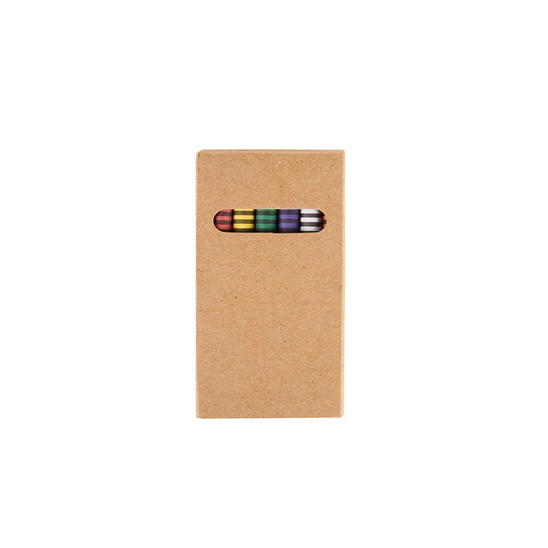 Regalos Corporativos Personalizados | Lápices y Bolígrafos Personalizados | Set de 6 crayones de colores con logo