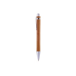 Regalos Corporativos Personalizados | Lápices y Bolígrafos Personalizados | Bolígrafo de Bambú Nagano Tinta Negra con logo