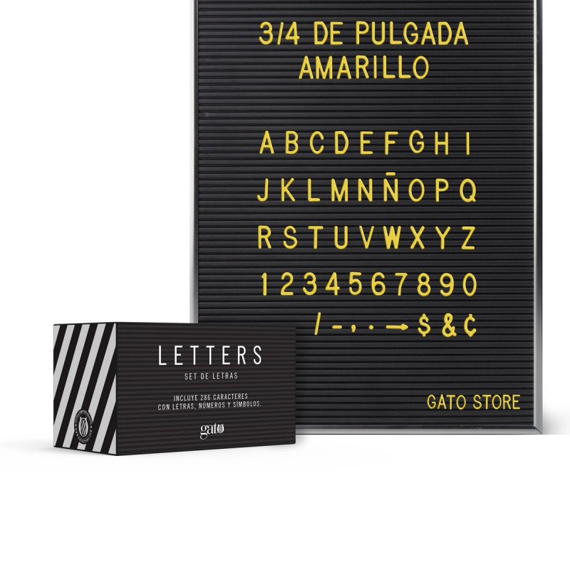 Set de Letras para Cartelera Letters 3/4