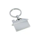 Llavero Metálico forma de Casa con logo para Empresas | Llaveros Personalizados | Regalos Corporativos ChilePromo | T351-01