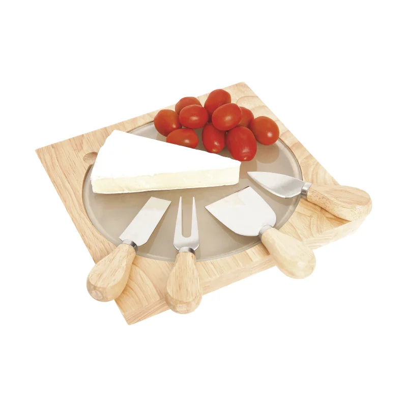 Tabla para Quesos Suiza con logo para Empresas | Accesorios Cocina | Regalos Corporativos ChilePromo | T466-01