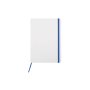 Libreta Mediana White, Color Azul