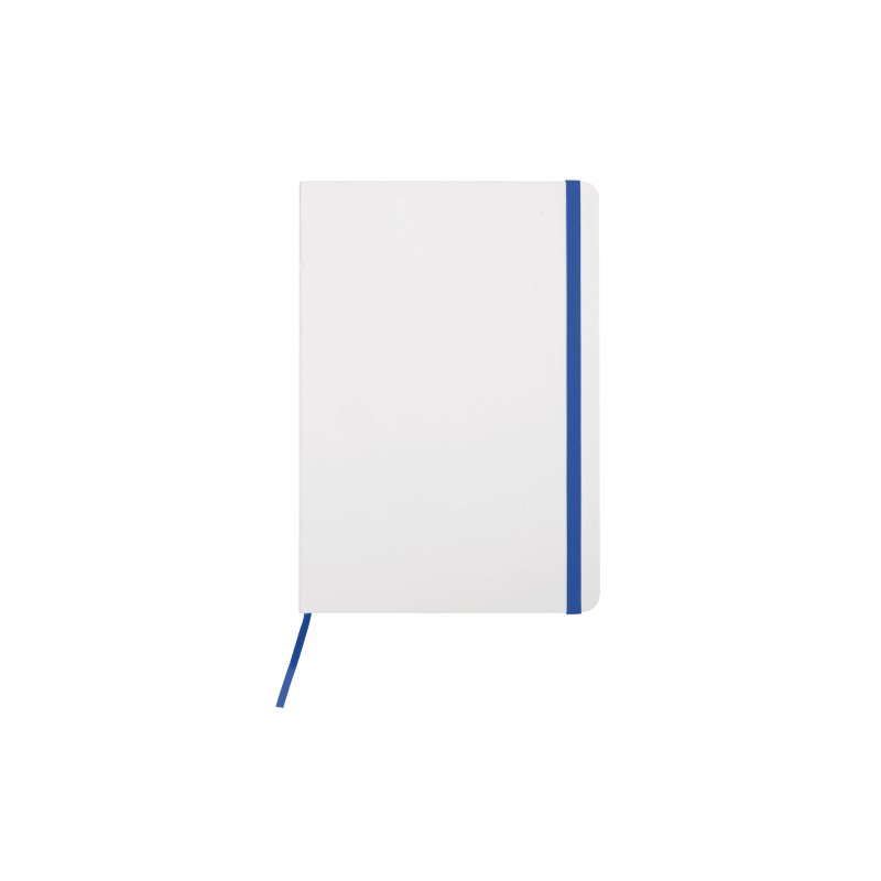 Libreta Mediana White, Color Azul