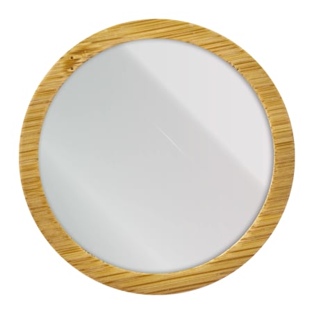 Regalos Corporativos Personalizados | Salud y Belleza | Espejo de Bambú Circular Bella con logo