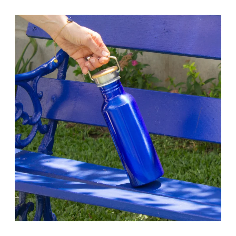 Botella de Aluminio Armin con logo corporativo personalizado - Regalos Día del Trabajador 2026 - Venta Mayorista de Botellas Per