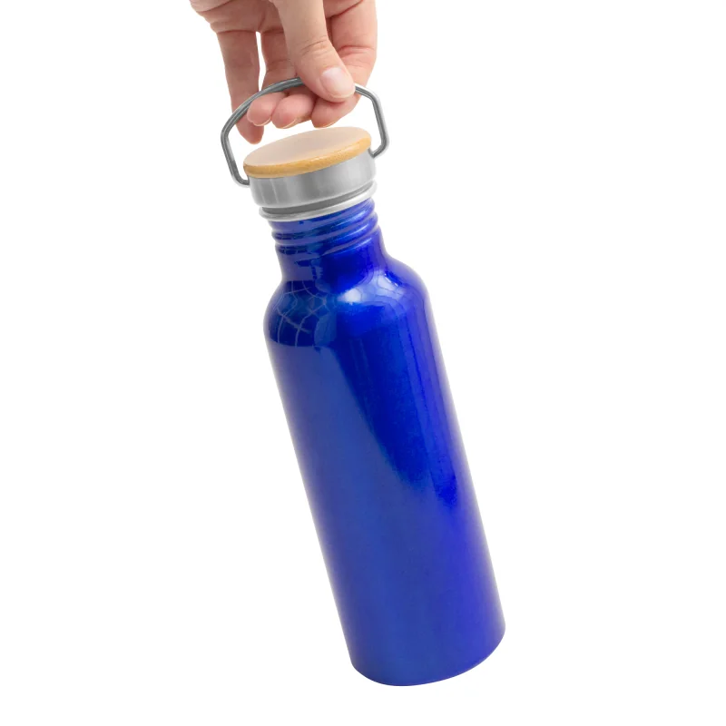 Botella de Aluminio Armin con logo corporativo personalizado - Regalos Día del Trabajador 2026 - Venta Mayorista de Botellas Per