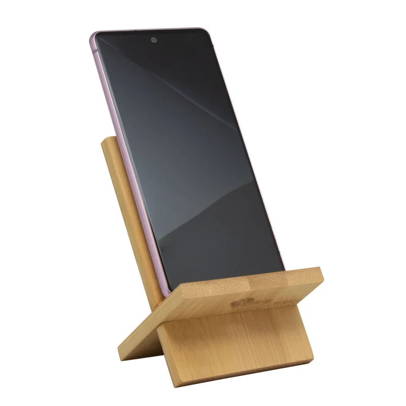 Soporte para Celular Bamboffice con logo para Empresas | Escritorio y Oficina | Regalos Corporativos ChilePromo | T629-01
