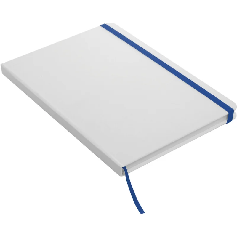 Libreta Mediana White, Color Azul, vista 3 de 3