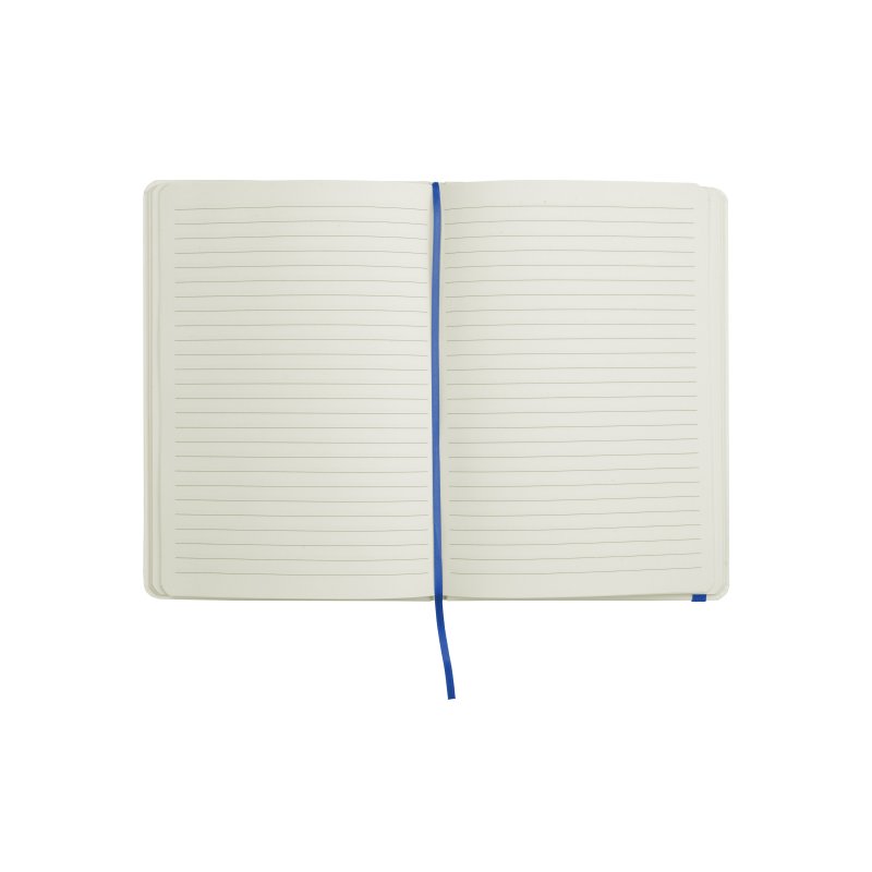 Libreta Mediana White, Color Azul, vista 2 de 3