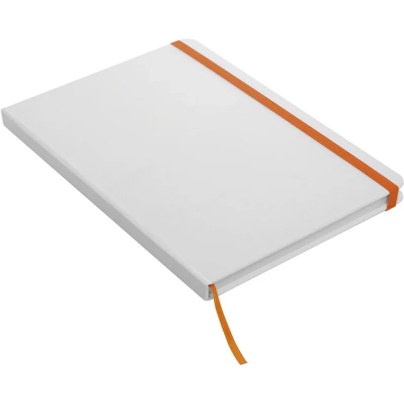 Libreta Mediana White con Logo |  Regalos Corporativos | Venta por Mayor | ChilePromo