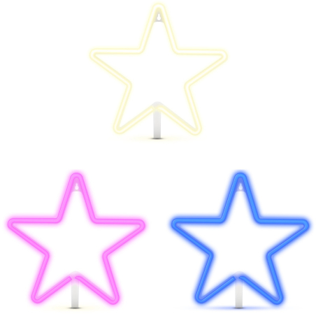 Regalos Corporativos Personalizados | Linternas y Lámparas Personalizadas | Luz Neón Estrella con logo