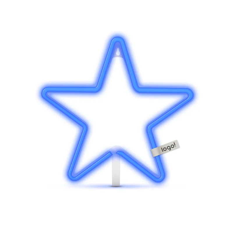 Luz Neón Estrella con logo para Empresas | Linternas y Lámparas | Regalos Corporativos ChilePromo | G209-01
