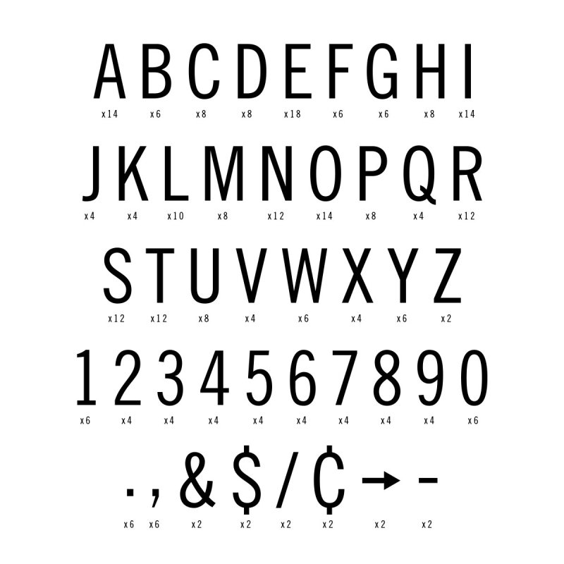 Cartelera Letter Board, vista 8 de 13