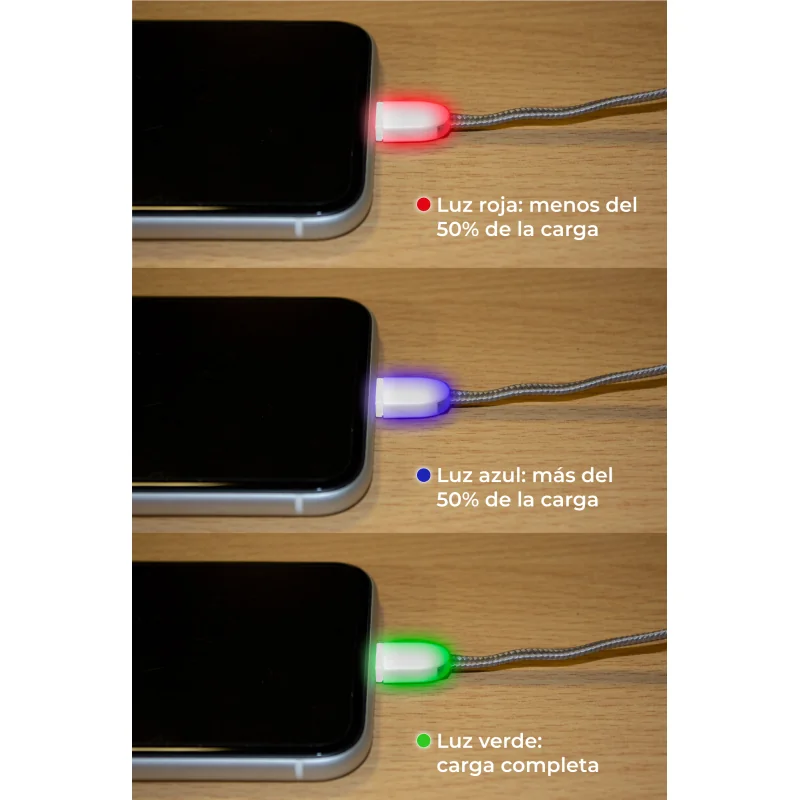 Cable Cargador de Celulares Celler con logo para Empresas | Adaptadores y Cargadores | Regalos Corporativos ChilePromo | EC741-0