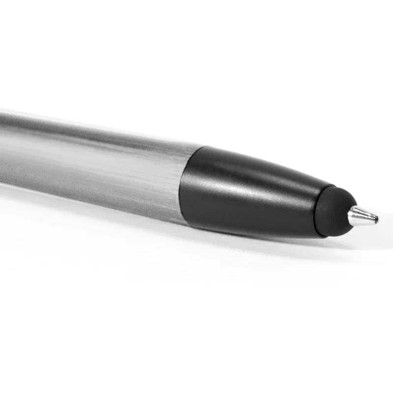 Bolígrafo Touch York Tinta Azul, Color Plata, vista 3 de 3