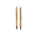 Set de Bolígrafo y Lápiz Nagano con logo corporativo personalizado - Regalos Día del Trabajador 2026 - Venta Mayorista de Lápice