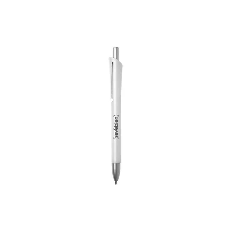 Bolígrafo Otto Tinta Negra, Color Blanco, vista 2 de 3