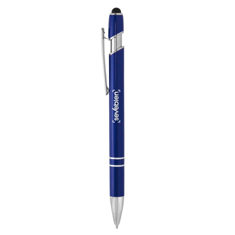 Bolígrafo Touch Glossy, Color Royal Blue, vista 2 de 4
