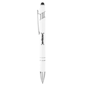 Bolígrafo Touch Glossy, Color Blanco, vista 2 de 4