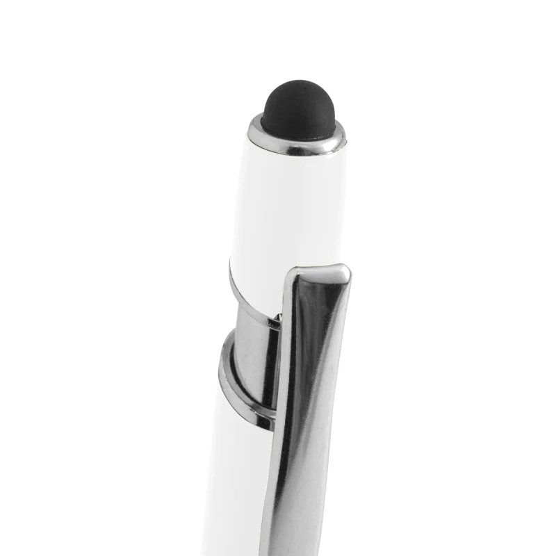 Bolígrafo Touch Glossy, Color Blanco, vista 4 de 4