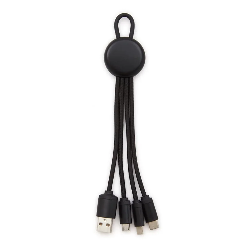 Cable Multicargador Versal 3 en 1 con logo para Empresas | Adaptadores y Cargadores | Regalos Corporativos ChilePromo | 303-04