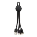 Cable Multicargador Versal 3 en 1 con logo para Empresas | Adaptadores y Cargadores | Regalos Corporativos ChilePromo | 303-04