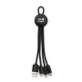 Cable Multicargador Versal 3 en 1 con logo para Empresas | Adaptadores y Cargadores | Regalos Corporativos ChilePromo | 303-04