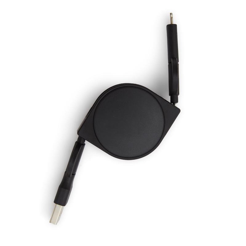 Cable Multicargador Snail 4 en 1 con logo personalizado - Regalos día del Padre | Exponor - Venta Mayorista de Adaptadores y Car