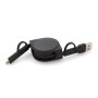 Cable Multicargador Snail 4 en 1 con logo personalizado - Regalos día del Padre | Exponor - Venta Mayorista de Adaptadores y Car