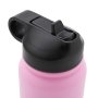 Botella Isotérmica 750 ml HydraGo, Color Rosa/Negro, vista 7 de 12