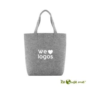 Bolsa de Fieltro Felt con logo para Empresas | Bolsas Personalizadas | Regalos Corporativos ChilePromo | 338-04