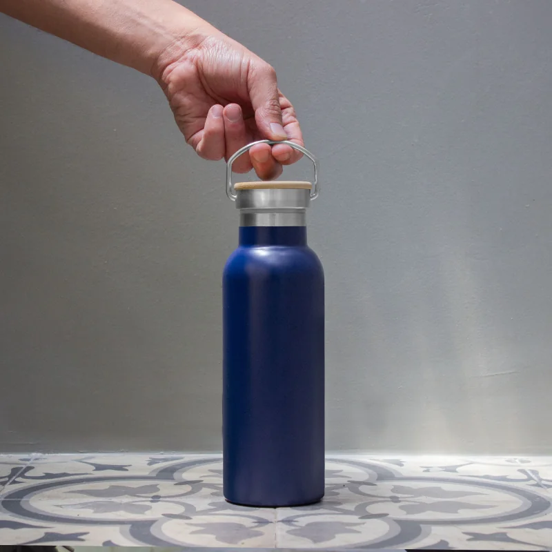 Botella Térmica Sasha 550 ml, Color Azul, vista 2 de 8