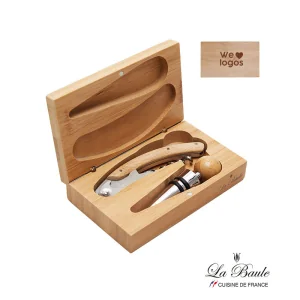 Set de Vino La Rue con logo para Empresas | Gourmet y Sommelier | Regalos Corporativos ChilePromo | 68-04