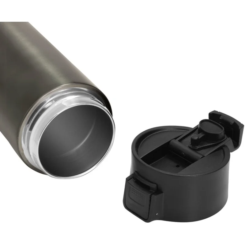 Botella Térmica Ally, Color GRIS GUN METAL, vista 8 de 12