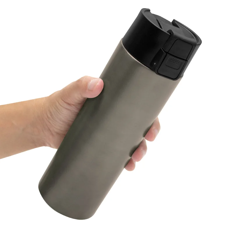 Botella Térmica Ally, Color GRIS GUN METAL, vista 9 de 12