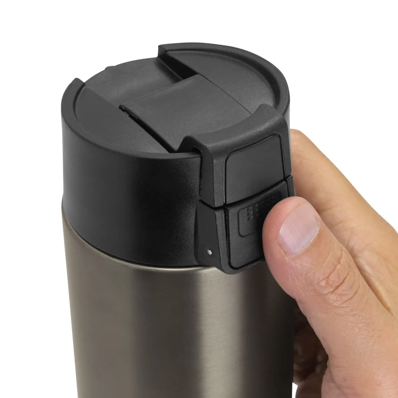 Botella Térmica Ally, Color GRIS GUN METAL, vista 10 de 12