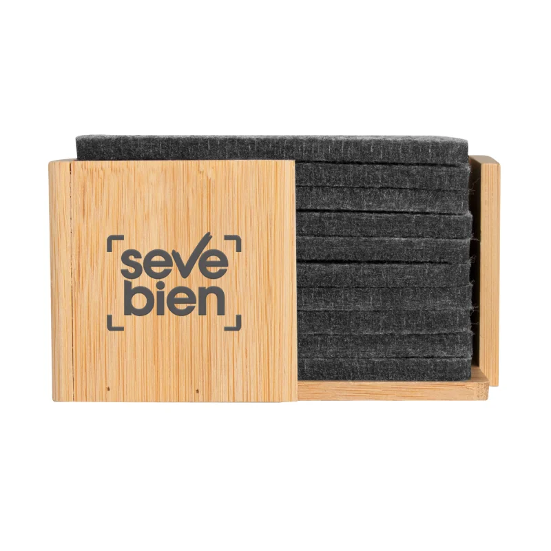 Posavasos Ecológico Koster con logo para Empresas | Accesorios Cocina | Regalos Corporativos ChilePromo | T683-01