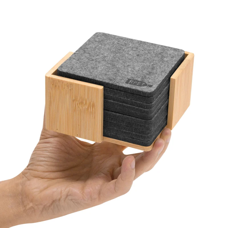 Posavasos Ecológico Koster con logo para Empresas | Accesorios Cocina | Regalos Corporativos ChilePromo | T683-01