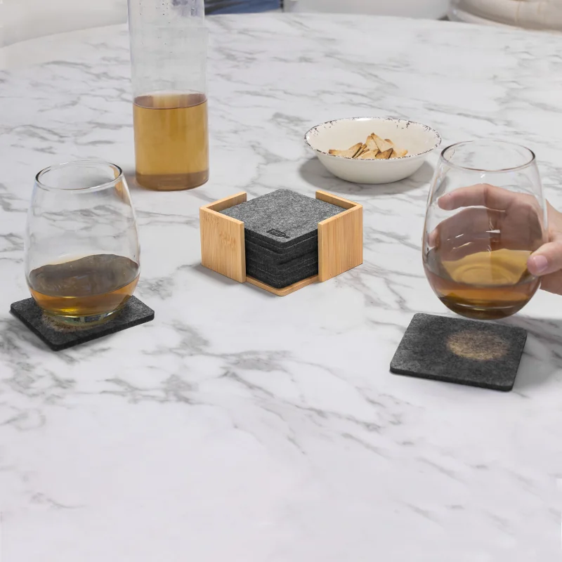 Posavasos Ecológico Koster con logo para Empresas | Accesorios Cocina | Regalos Corporativos ChilePromo | T683-01