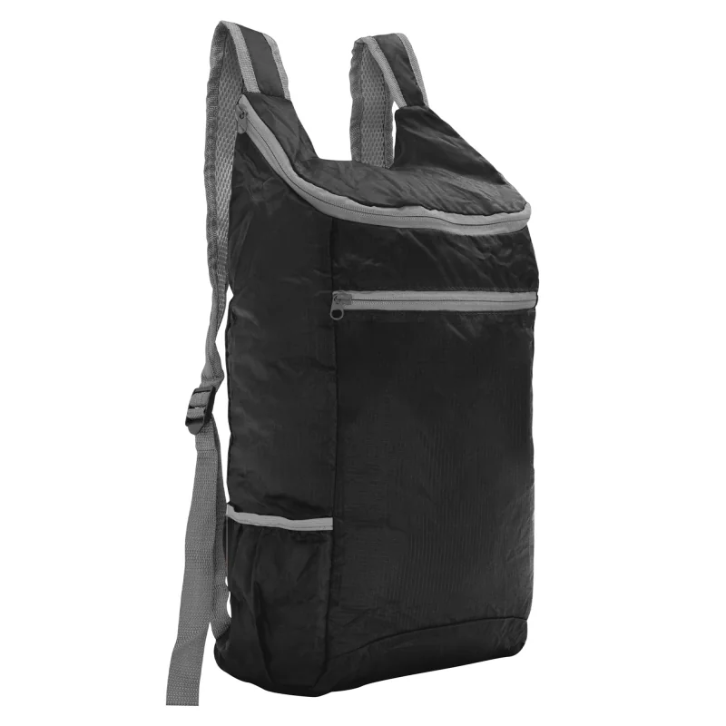 Mochila Plegable Optima, Color Negro