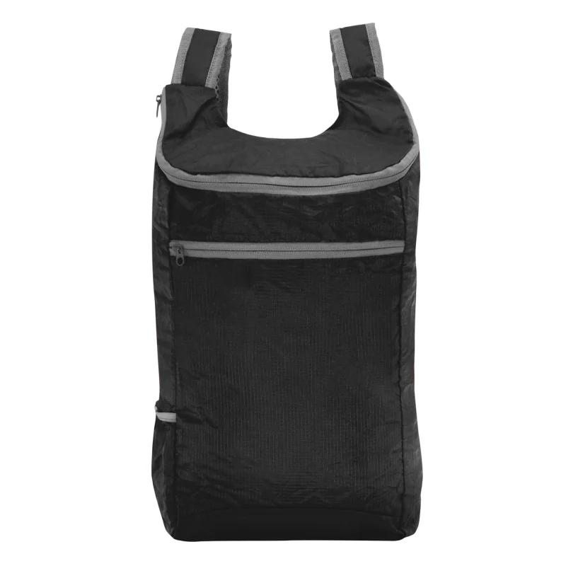 Mochila Plegable Optima, Color Negro, vista 3 de 6