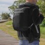 Mochila Plegable Optima, Color Negro, vista 2 de 6