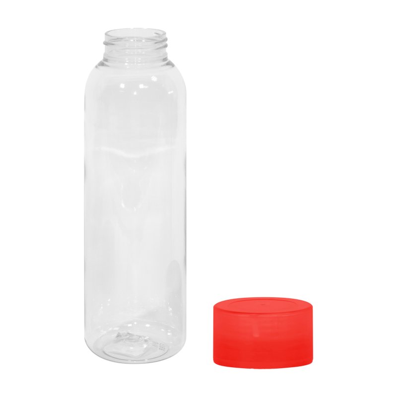 Botella Hawaii Honolulu Mate, Color Transparente/rojo Mate, vista 4 de 6