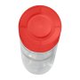 Botella Hawaii Honolulu Mate, Color Transparente/rojo Mate, vista 5 de 6