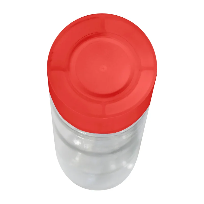 Botella Hawaii Honolulu Mate, Color Transparente/rojo Mate, vista 5 de 6